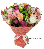 Квіти, посмішка, щастя